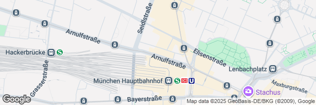 Google Maps Munich Central Train Station 24h, Arnulfstr. 16/18, München, 80335, Germany